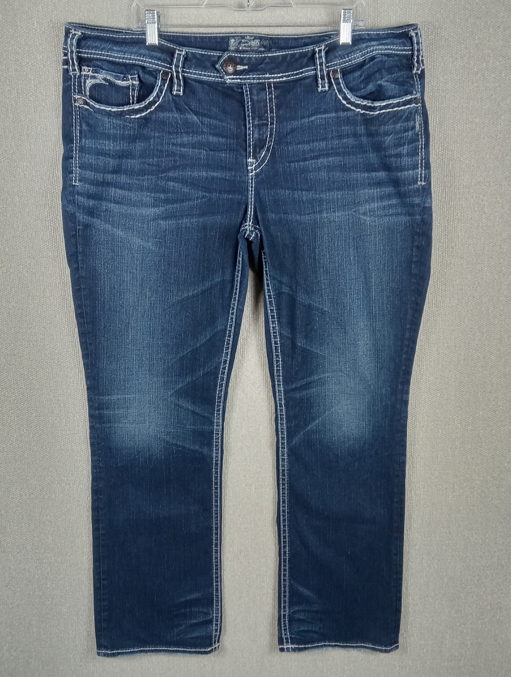 Silver Jeans Co. Tuesday Mid Slim Boot Cut Jeans Size 20/33 Western Stretch Y2K
